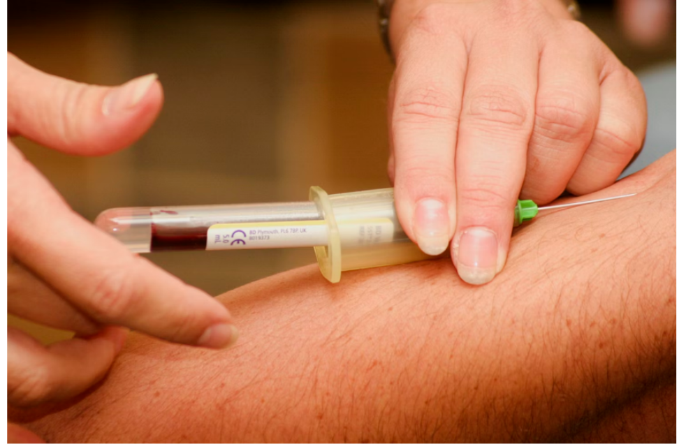 exame de sangue domiciliar