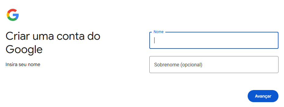 como criar um email gmail