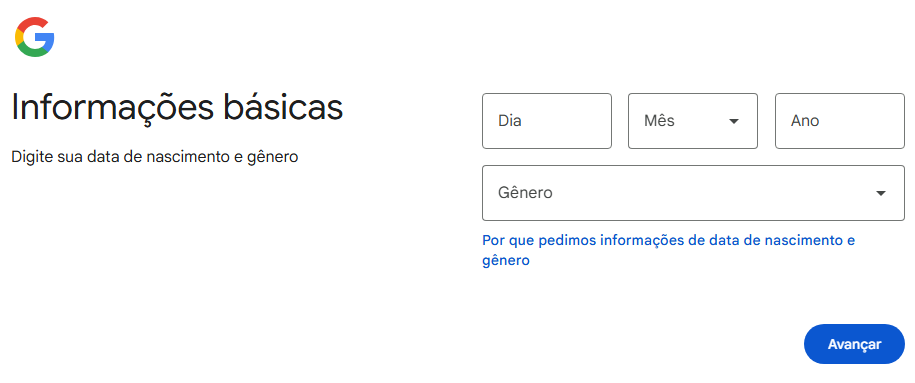 como criar um email gmail