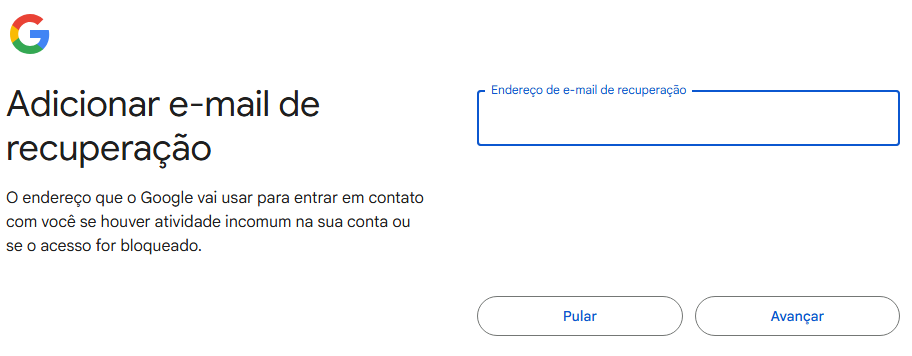 como criar um email gmail