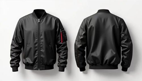 jaqueta de couro masculina